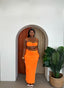 THE TANGERINE RUCHED RESORT SET