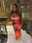 THE RED FLAME TWO-PIECE SET