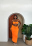 THE TANGERINE RUCHED RESORT SET